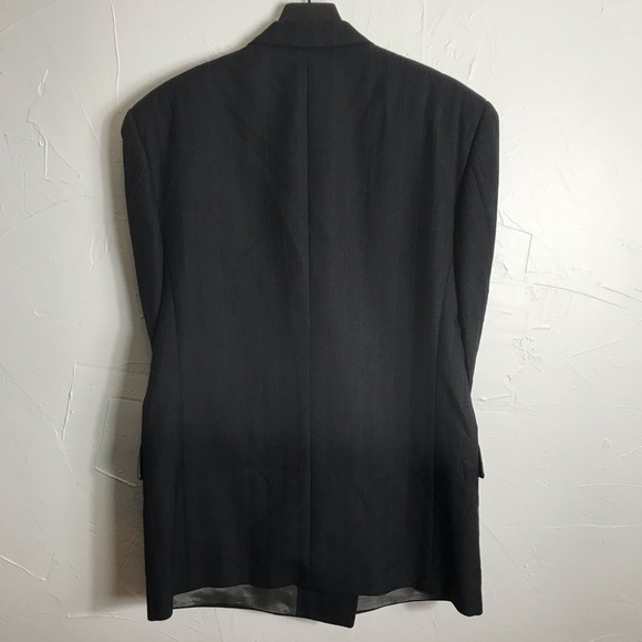 Givenchy Monsieur Black Stripe Mens Blazer, 44 - Picture 6 of 7